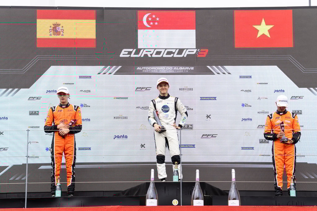 Christian Ho (centre) has regularly topped the charts in his age groups. Photo: Dutch Photo Agency