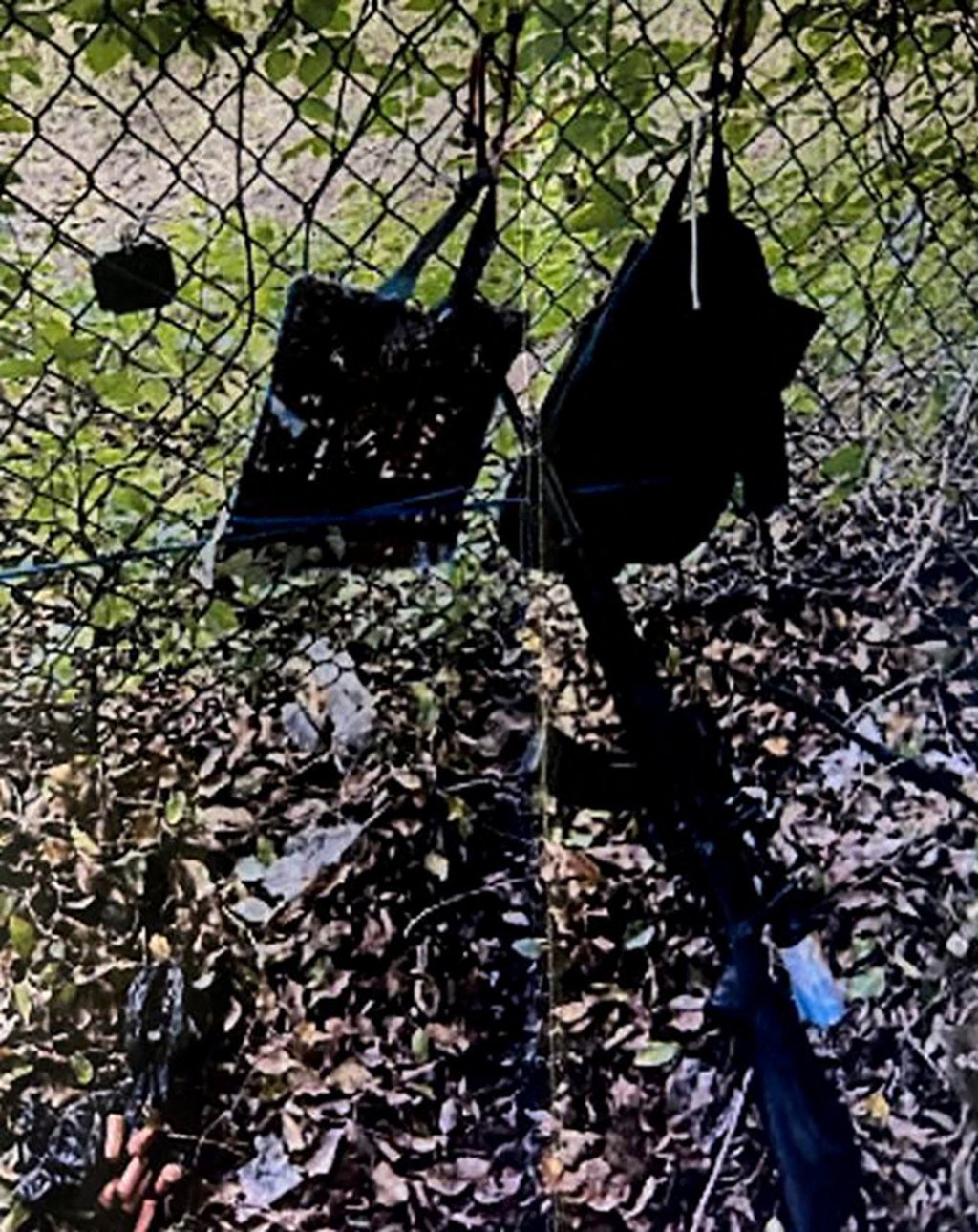 An AK-style rifle with a scope, and bags found by the Secret Service at the scene. Photo: Palm Beach County Sheriffs Office via Reuters An AK-style rifle with a scope, and bags found by the Secret Service at the scene. Photo: Palm Beach County Sheriffs Office via Reuters