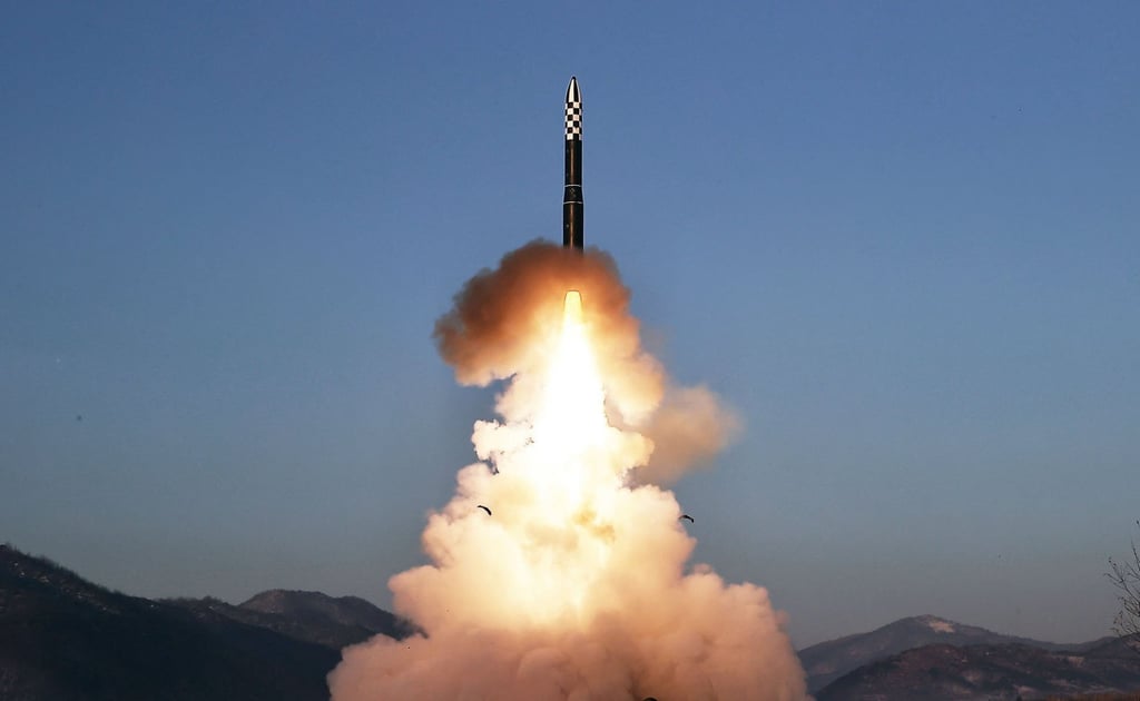 A test of a nuclear-capable Hwasong-18 intercontinental ballistic missile at an undisclosed location in North Korea on December 18, 2023. Photo: dpa A test of a nuclear-capable Hwasong-18 intercontinental ballistic missile at an undisclosed location in North Korea on December 18, 2023. Photo: dpa