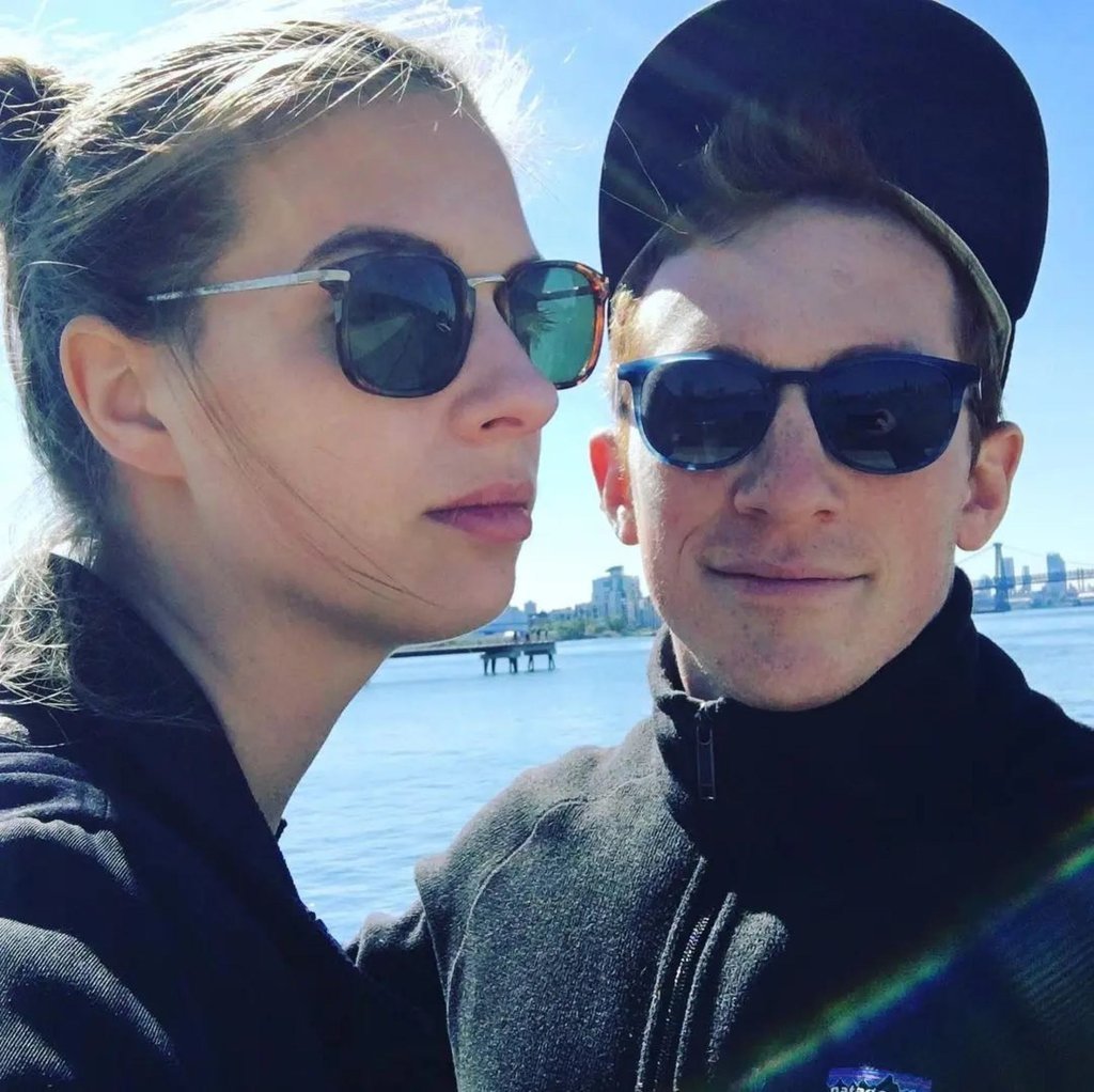 Lilly Jay and Ethan Slater; Slater once said of his ex-partner, “I’m so proud of her”. Photo: @forumpandlr/Instagram