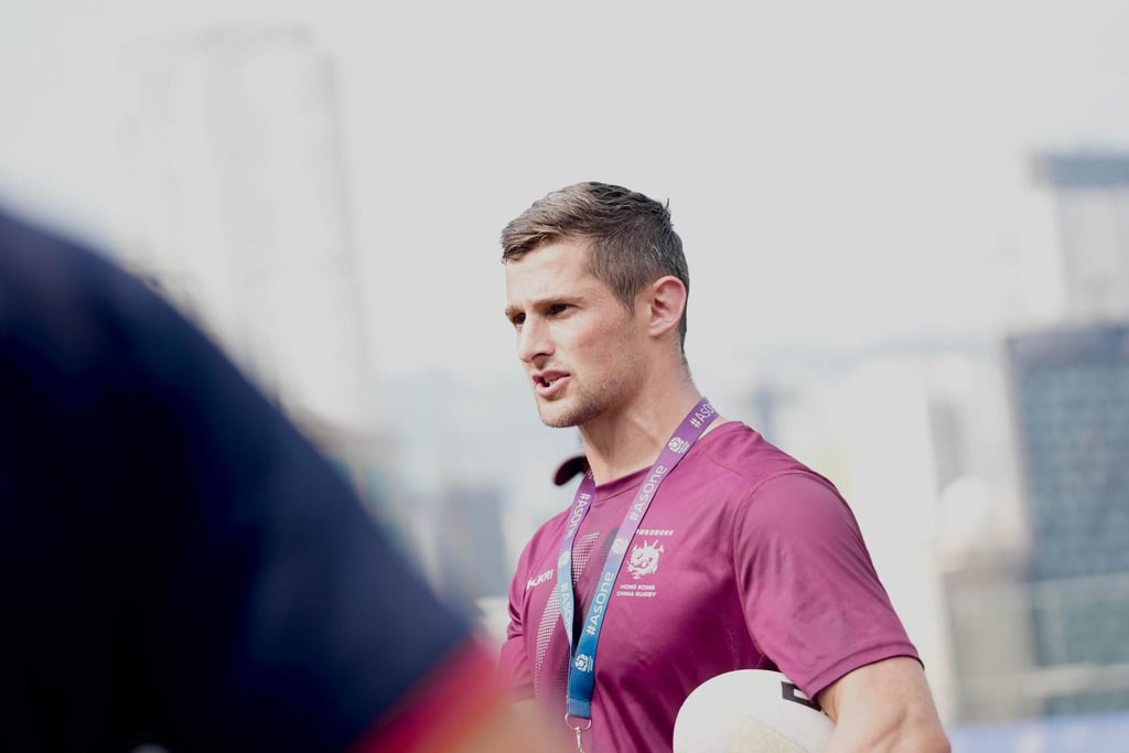 Robbie Fergusson is part of Andy Vilk’s staff for Hong Kong’s team in Hangzhou. Photo: Hong Kong, China Rugby