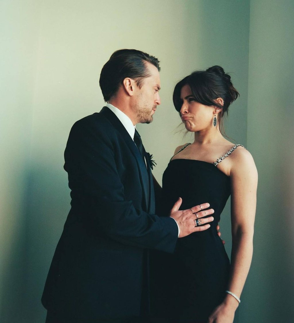 Kieran Culkin and his wife Jazz Charton all dressed up for the Emmys in January. Photo: @jazzcharton/Instagram Kieran Culkin and his wife Jazz Charton all dressed up for the Emmys in January. Photo: @jazzcharton/Instagram