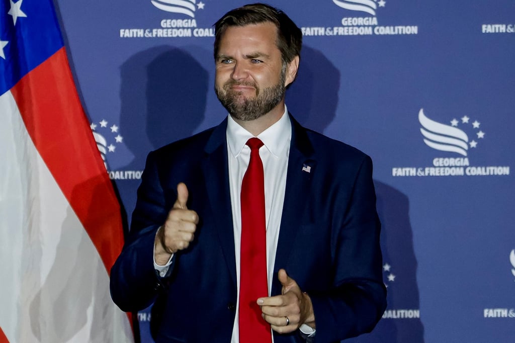 Republican US vice-presidential nominee J.D. Vance. Photo: EPA-EFE