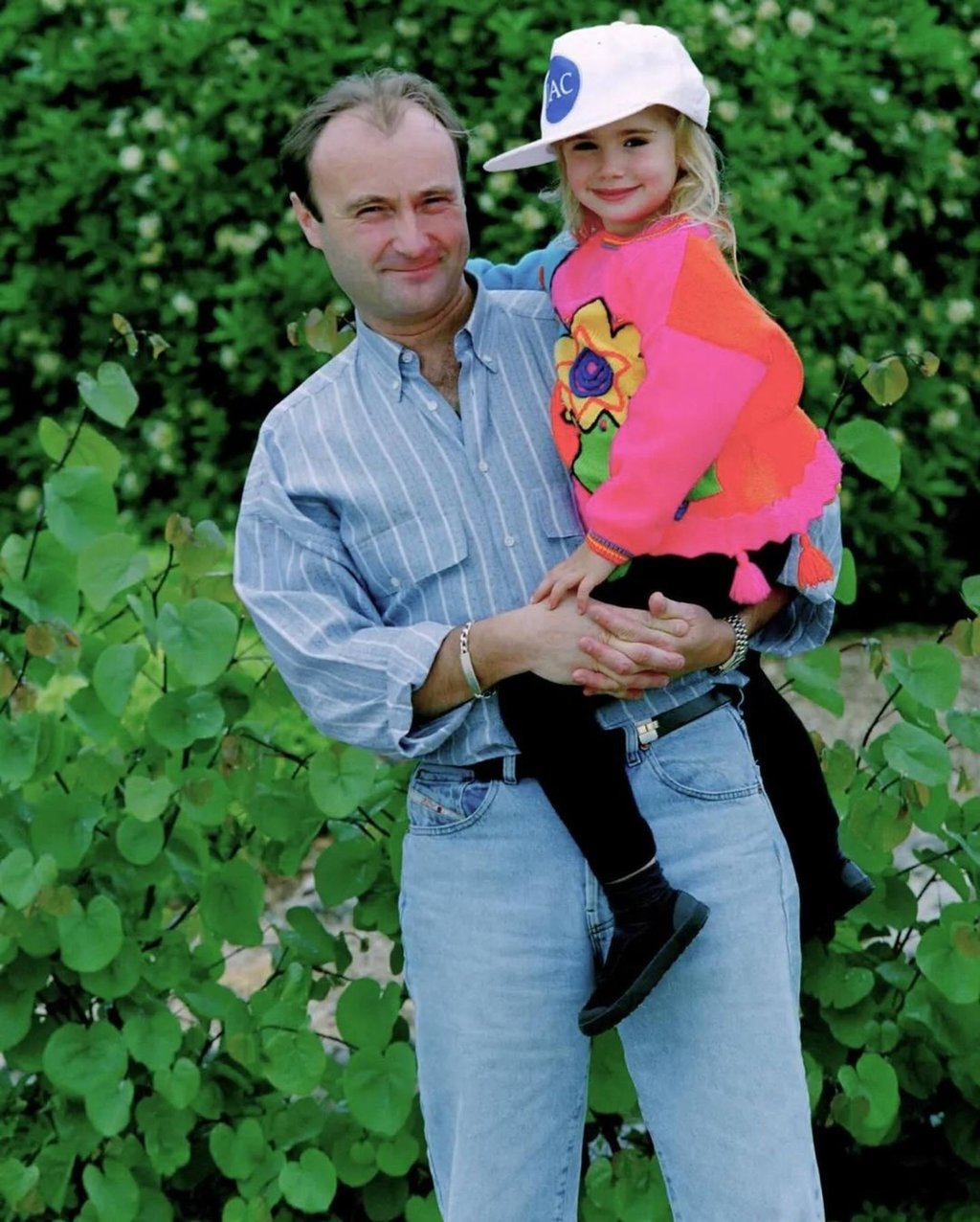 Jill Tavelman’s ex-husband, Genesis frontman Phil Collins, with the couple’s daughter Lily Collins. Photo: @lilyjcollins/Instagram Jill Tavelman’s ex-husband, Genesis frontman Phil Collins, with the couple’s daughter Lily Collins. Photo: @lilyjcollins/Instagram