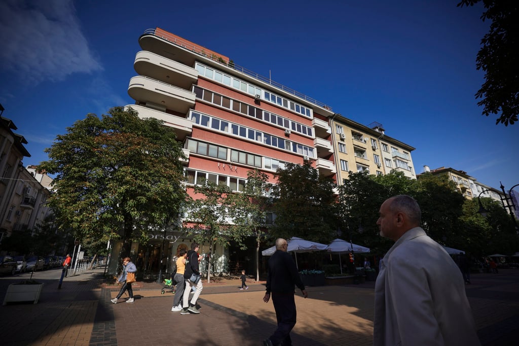 Norta’s Bulgarian headquarters are registered at a residential building in the capital Sofia. Photo: AP