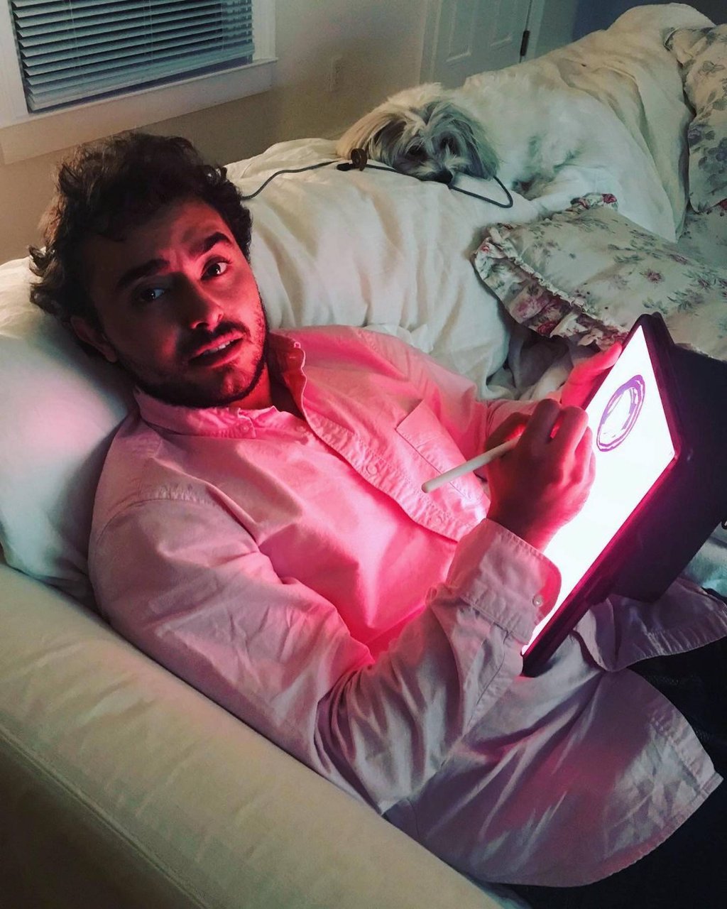 Jansen Panettiere pictured in his family home in October 2020. Photo: @jrpanettiere/Instagram
