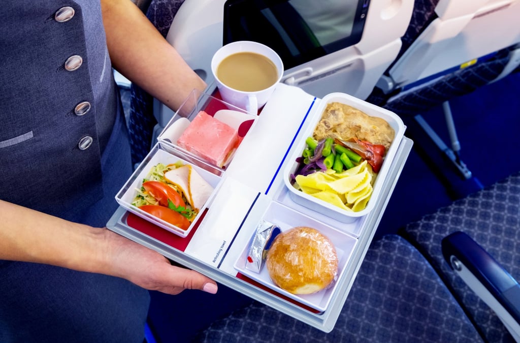 An inflight meal. Photo: Getty Images
