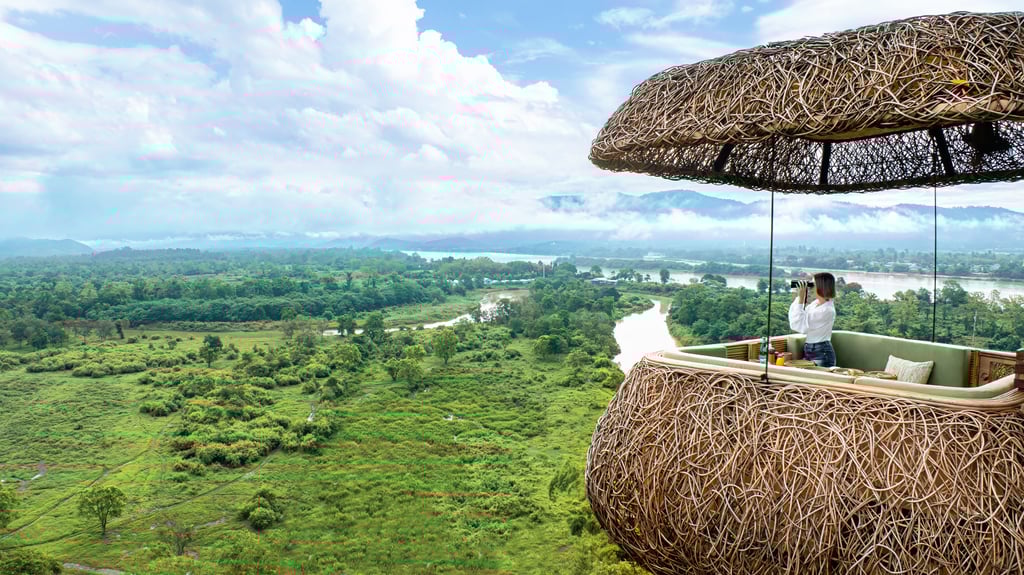 Canopy, A Tree Top Dining Experience at the Anantara Golden Triangle Elephant Camp & Resort. Photo: Handout