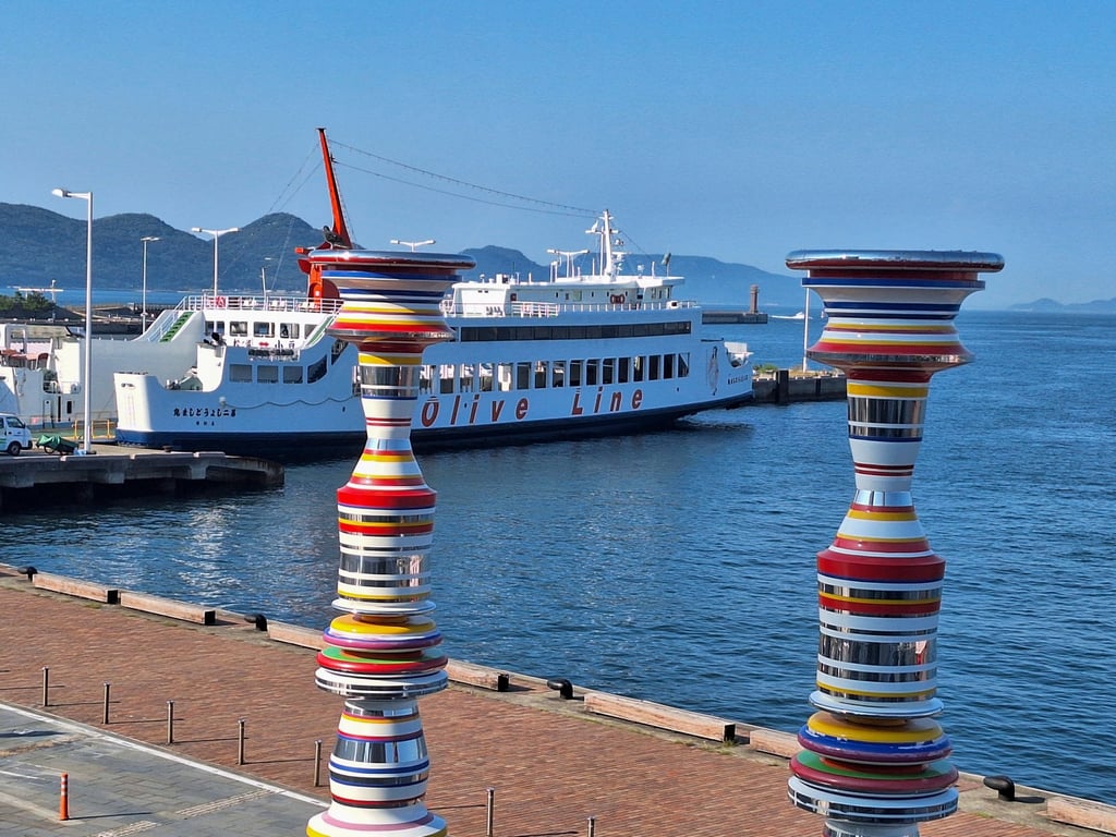 Takamatsu Port is on the city’s northern waterfront area. Photo: Ed Peters Takamatsu Port is on the city’s northern waterfront area. Photo: Ed Peters