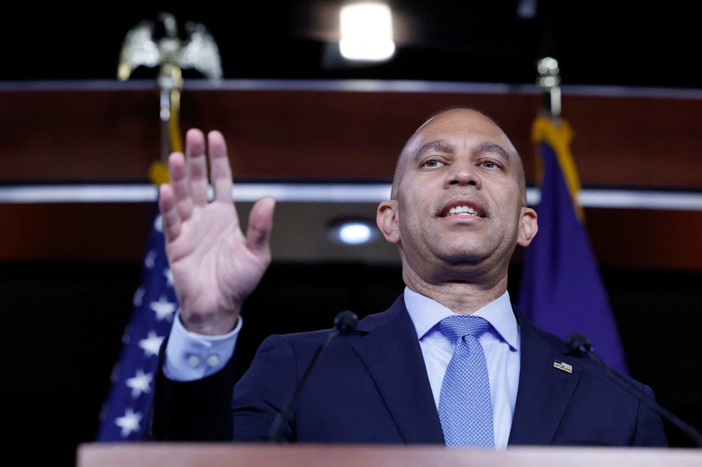 US House Minority Leader Hakeem Jeffries. Photo: AFP
