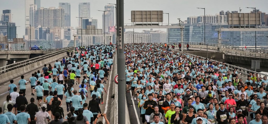 Racers take part in the Standard Chartered Hong Kong Marathon in 2024. Photo: Elson Li Racers take part in the Standard Chartered Hong Kong Marathon in 2024. Photo: Elson Li