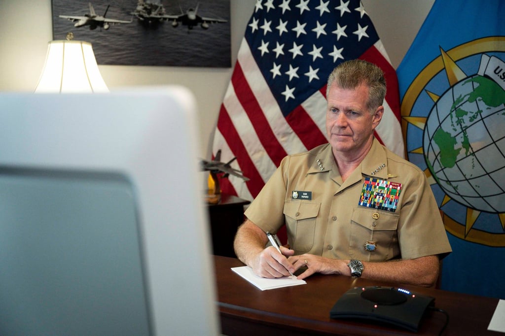 US Indo-Pacific commander Admiral Samuel Paparo “underscored the importance of sustained lines of communication between the US military and the PLA”. Photo: US Navy US Indo-Pacific commander Admiral Samuel Paparo “underscored the importance of sustained lines of communication between the US military and the PLA”. Photo: US Navy