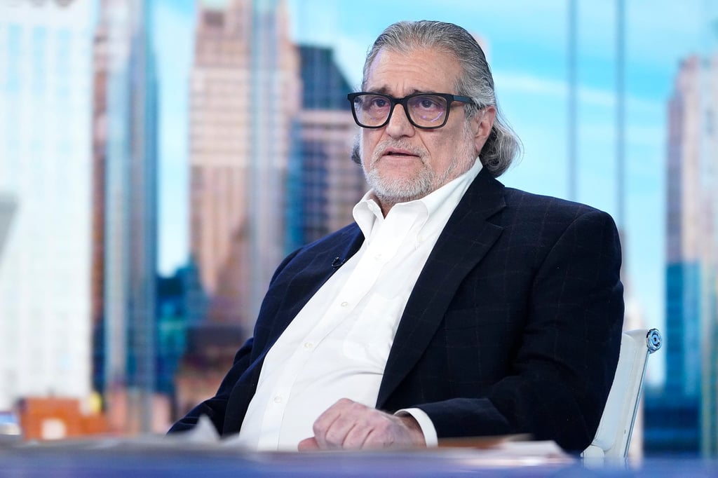 Joe Germanotta voices his support for Donald Trump during his “America Reports” interview at Fox News. Photo: Getty Images Joe Germanotta voices his support for Donald Trump during his “America Reports” interview at Fox News. Photo: Getty Images