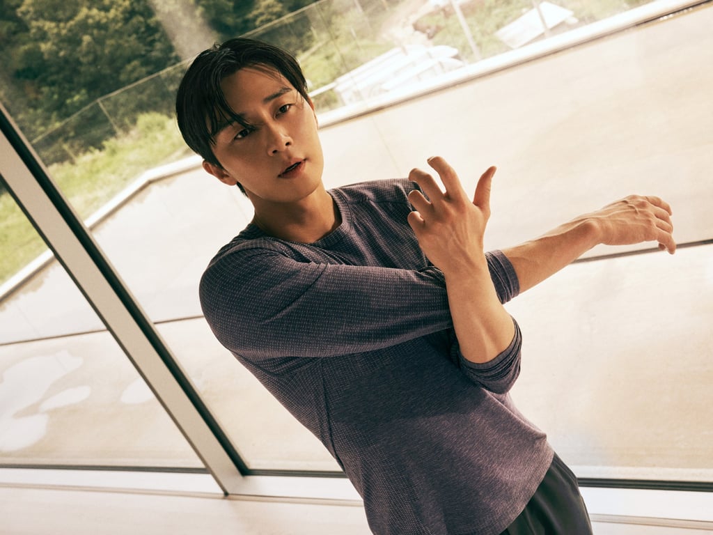 South Korean actor and Lululemon ambassador Park Seo-jun encourages people to keep both physically active and socially connected together. South Korean actor and Lululemon ambassador Park Seo-jun encourages people to keep both physically active and socially connected together.