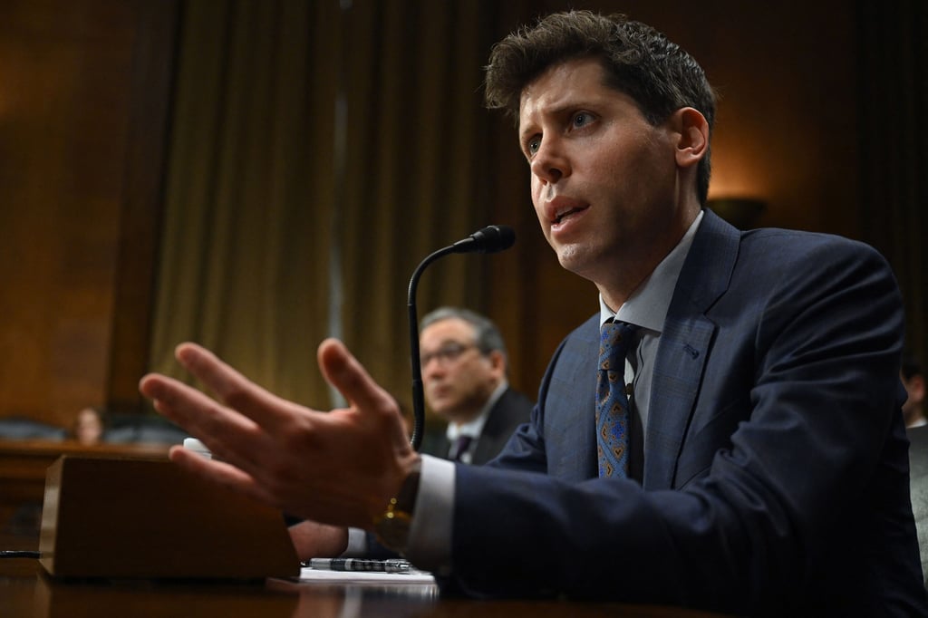 Samuel Altman, CEO of OpenAI, testifies during a Senate hearing on artificial intelligence, in Washington, DC, May 16, 2023. Photo: AFP/Getty Images/TNS Samuel Altman, CEO of OpenAI, testifies during a Senate hearing on artificial intelligence, in Washington, DC, May 16, 2023. Photo: AFP/Getty Images/TNS