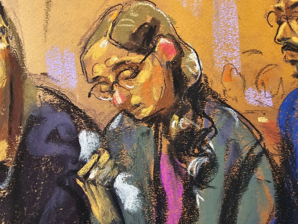 Caroline Ellison holds a tissue during a hearing where she was sentenced to two years in prison. Photo: Reuters/ Jane Rosenberg Caroline Ellison holds a tissue during a hearing where she was sentenced to two years in prison. Photo: Reuters/ Jane Rosenberg