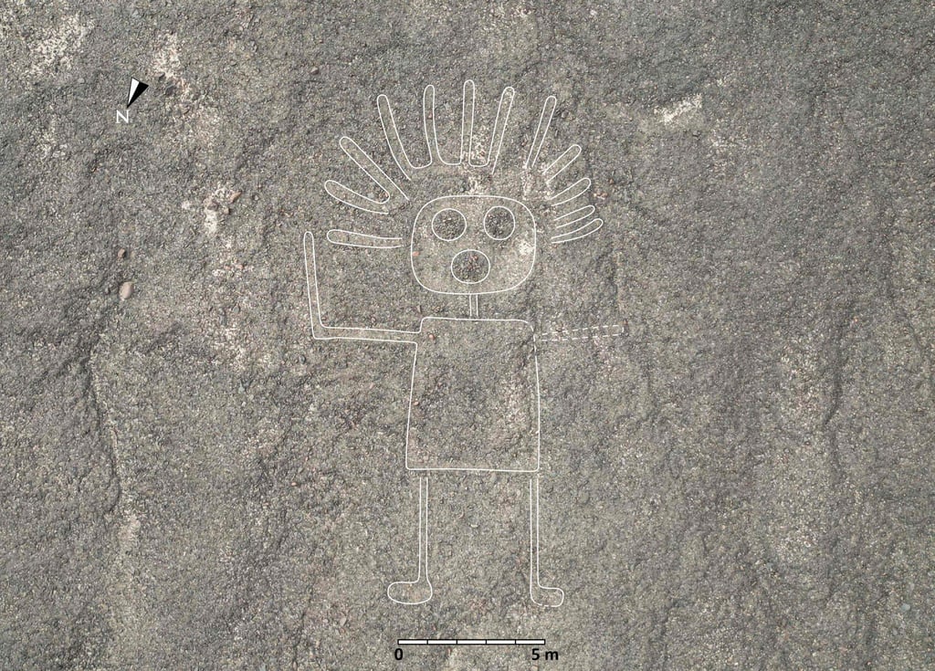 The Nazca lines are one of Peru’s top tourist attractions. Photo: Yamagata University / Handout via AFP