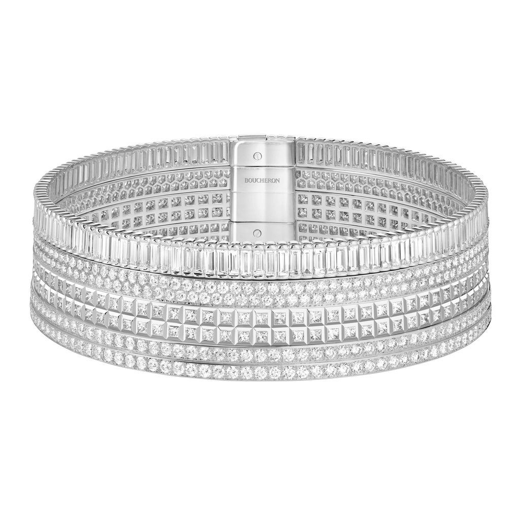 A White edition of the Boucheron Quatre necklace A White edition of the Boucheron Quatre necklace