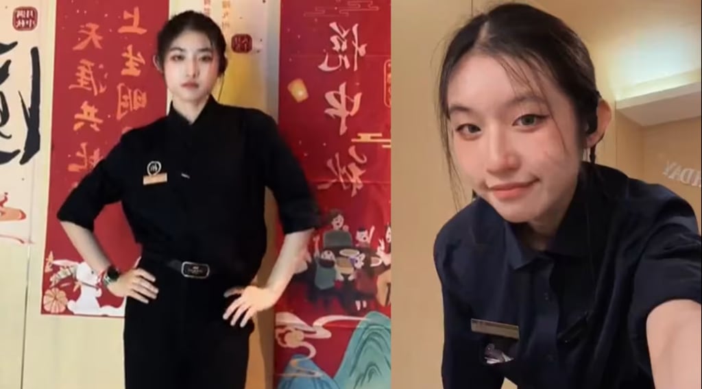 With 100,000 followers on Xiaohongshu, Little Bai draws crowds to watch her dance, with many suggesting a debut in South Korea. Photo: Instagram/huining1218