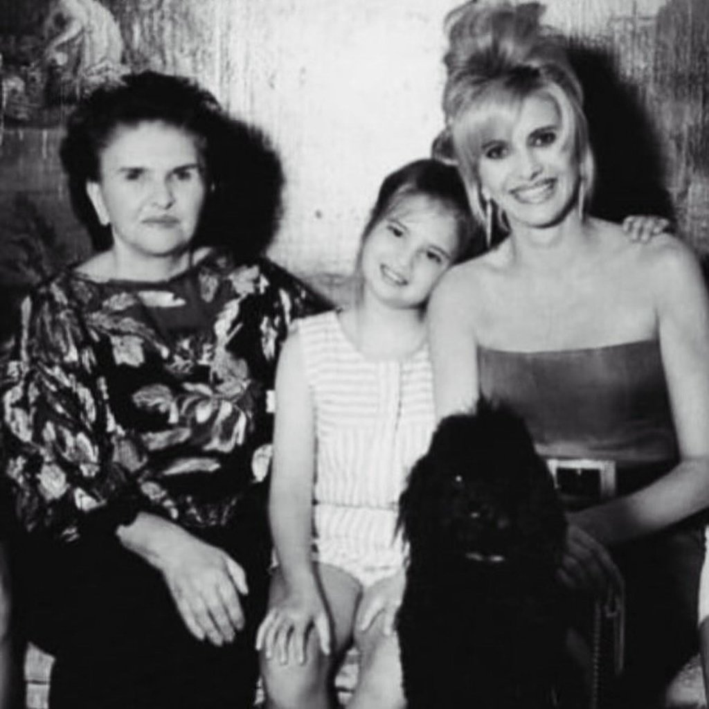 Three generations: Marie Zelníčková, granddaughter Ivanka and daughter Ivana. Photo: @ivankatrump/Instagram
