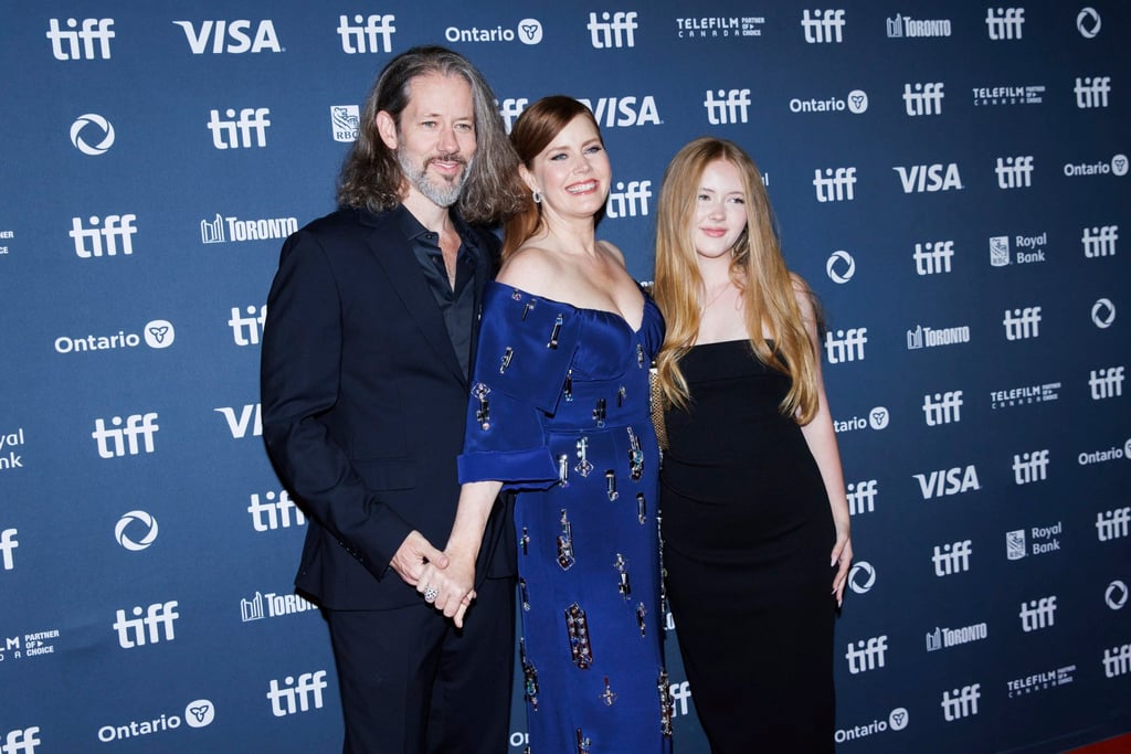 Darren Le Gallo, Amy Adams and Aviana Le Gallo at the Toronto International Film Festival in 2024. Photo: AP Darren Le Gallo, Amy Adams and Aviana Le Gallo at the Toronto International Film Festival in 2024. Photo: AP