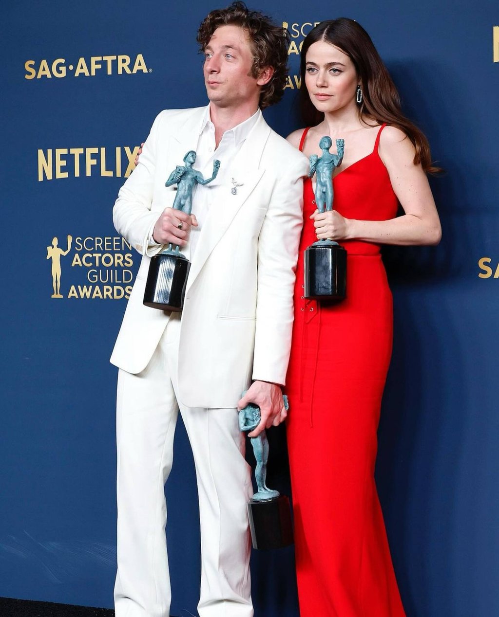 Molly Gordon and Jeremy Allen White are on-screen love interests in The Bear. Photo: @mollsterg/Instagram Molly Gordon and Jeremy Allen White are on-screen love interests in The Bear. Photo: @mollsterg/Instagram