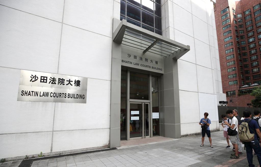 The two accused appeared in Sha Tin Court on Monday. Photo: Winson Wong The two accused appeared in Sha Tin Court on Monday. Photo: Winson Wong