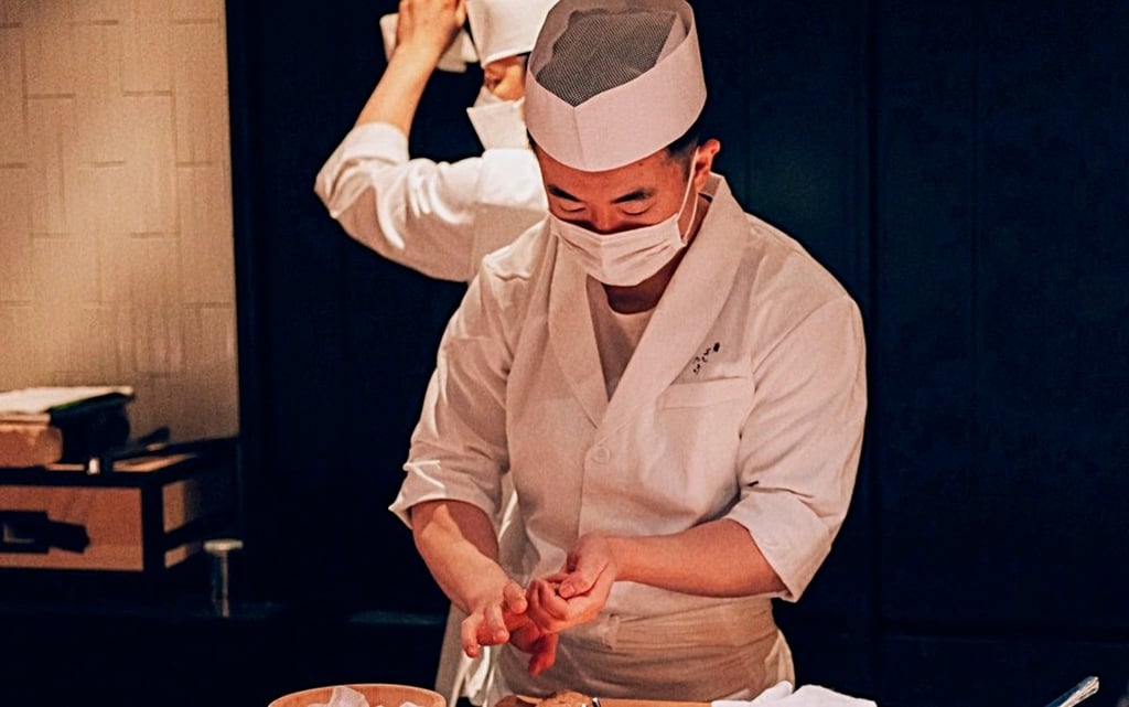 Sushi Masuda’s Yoji Masuda was born and raised in Vancouver, Canada, and moved to Japan to work before returning to open his eponymous sushi restaurant. Photo: Sushi Masuda Sushi Masuda’s Yoji Masuda was born and raised in Vancouver, Canada, and moved to Japan to work before returning to open his eponymous sushi restaurant. Photo: Sushi Masuda