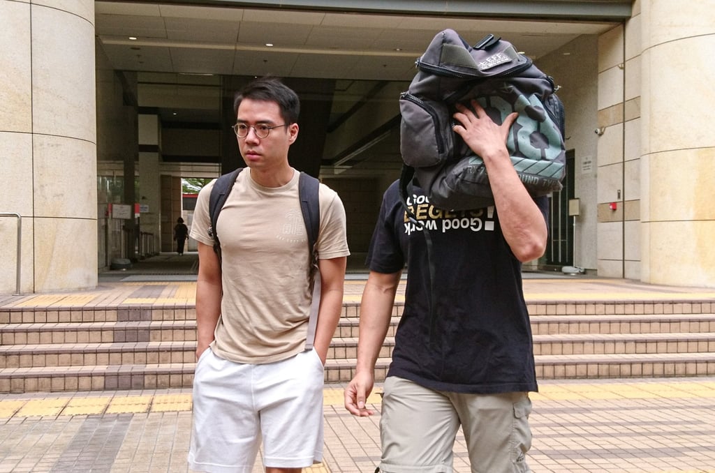 Former Physical customers Lin Wai-ming (left) and Hung Yuk-fai leave West Kowloon Court on Monday. Photo: Brian Wong Former Physical customers Lin Wai-ming (left) and Hung Yuk-fai leave West Kowloon Court on Monday. Photo: Brian Wong