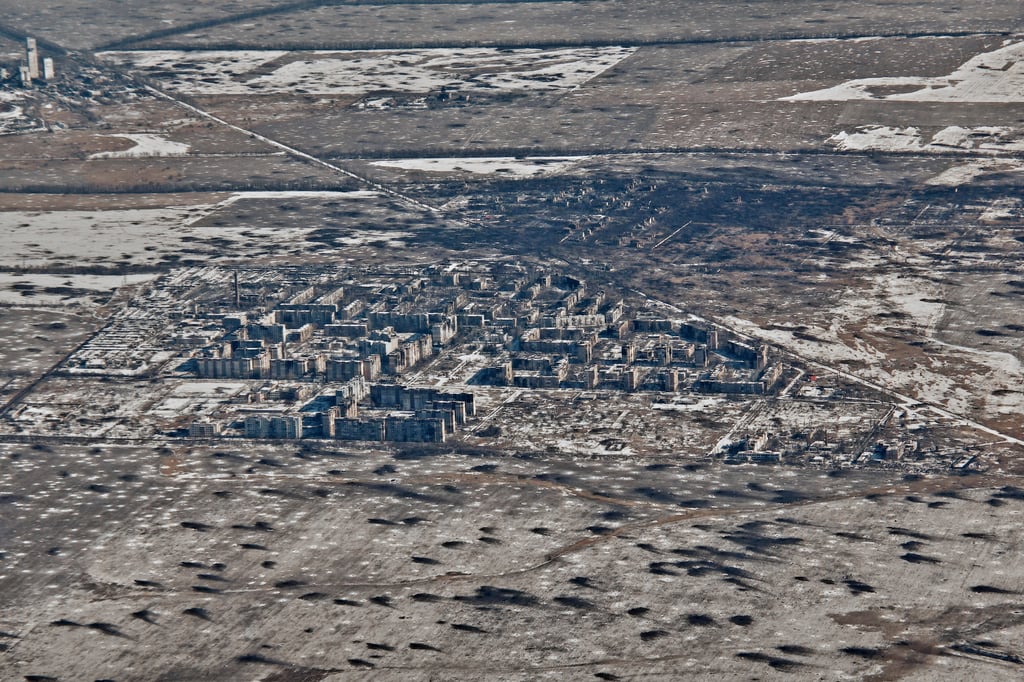 The town of Vuhledar in the Donetsk region, Ukraine. File photo: AP
