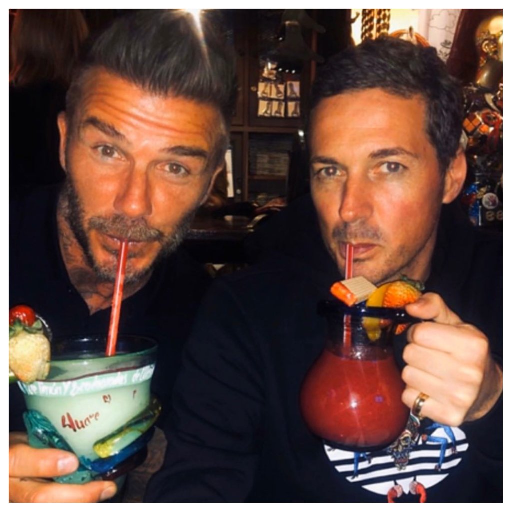 David Beckham and his best friend David Gardner. Photo: @davidgardner/Instagram David Beckham and his best friend David Gardner. Photo: @davidgardner/Instagram