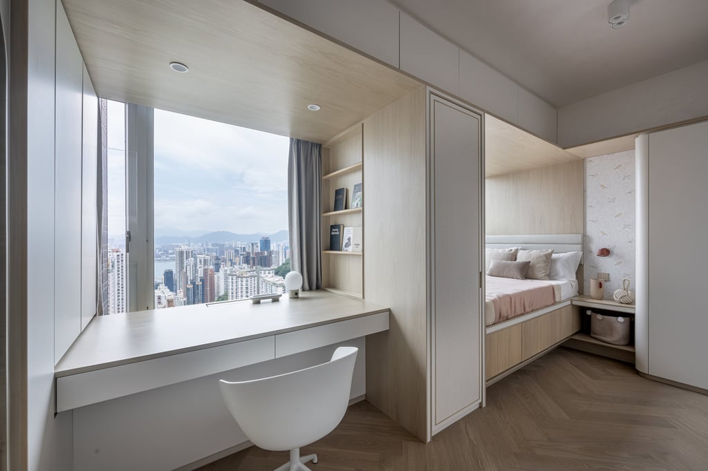 This multigenerational home in Tai Hang, Hong Kong, was designed by Grande Interior Design. Photo: Dick Leung