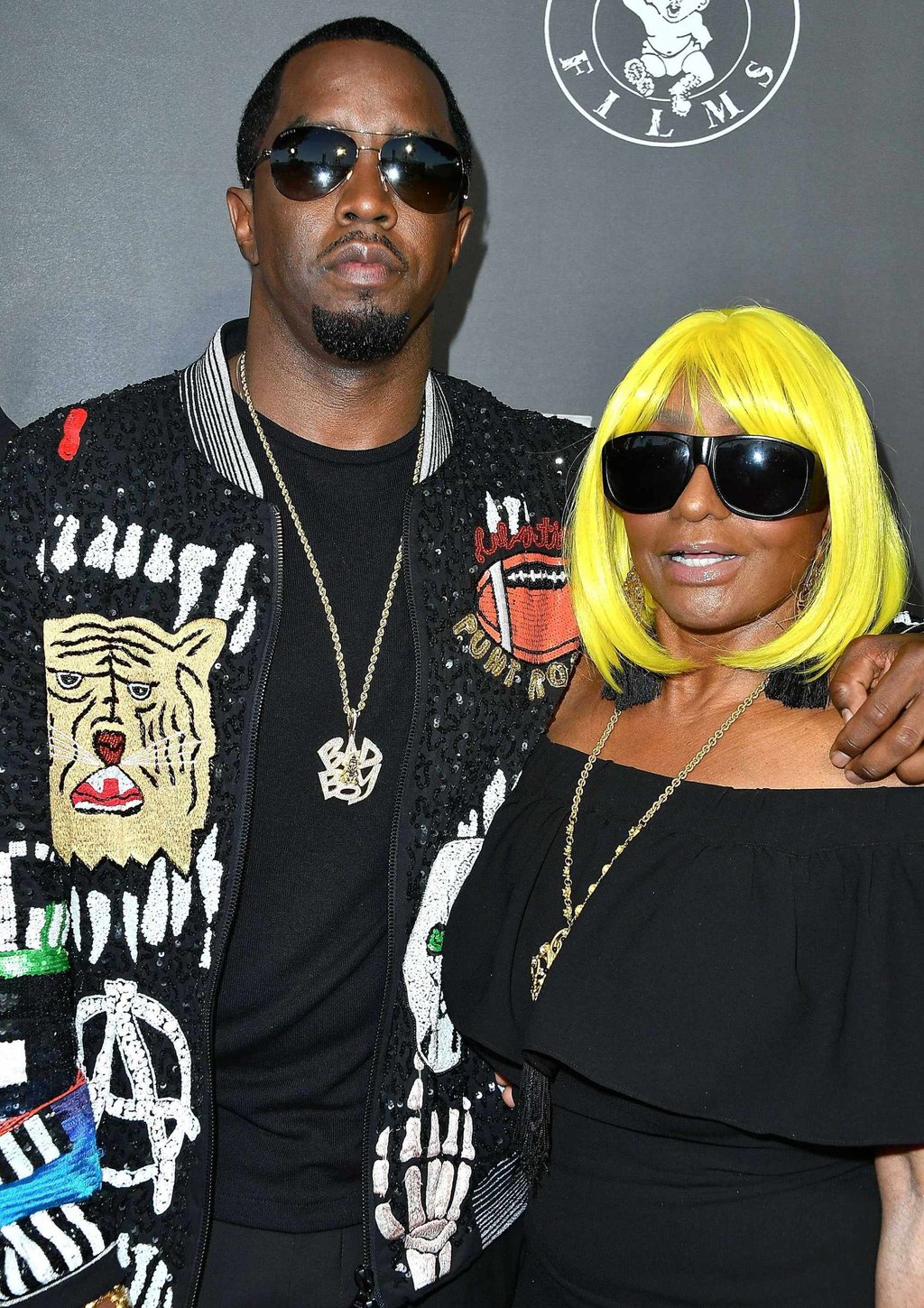 Sean Combs and Janice Combs in 2017; the pair have a close relationship. Photo: WireImage