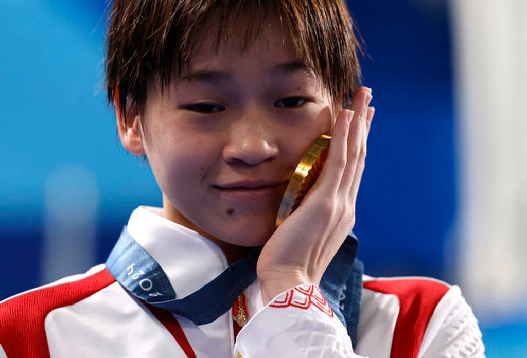 Quan Hongchan’s engaging personality has won hearts across the nation. Photo: Reuters Quan Hongchan’s engaging personality has won hearts across the nation. Photo: Reuters