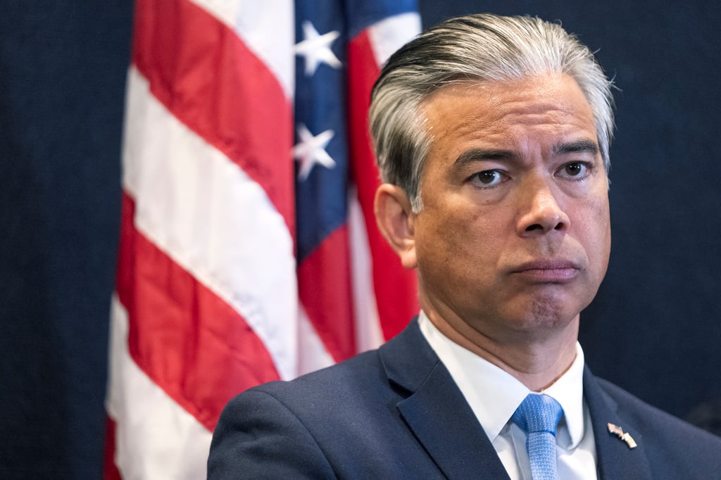 California Attorney General Rob Bonta said “TikTok cultivates social media addiction to boost corporate profits”. Photo: AP
