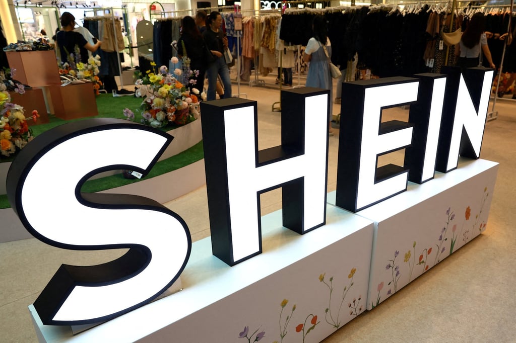 A Shein pop-up store at a mall in Singapore, April 4, 2024. Photo: Reuters A Shein pop-up store at a mall in Singapore, April 4, 2024. Photo: Reuters