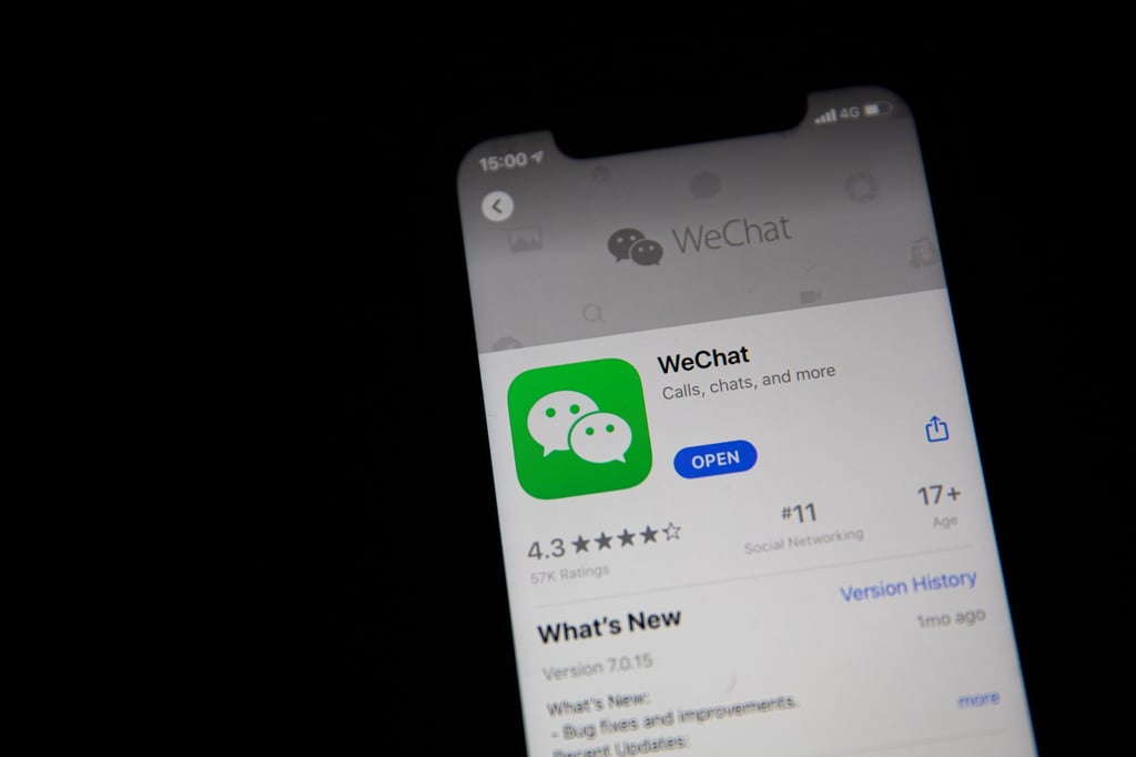 WeChat has allowed users to shop for goods from Alibaba’s Taobao without leaving the messaging app. Photo: EPA-EFE WeChat has allowed users to shop for goods from Alibaba’s Taobao without leaving the messaging app. Photo: EPA-EFE