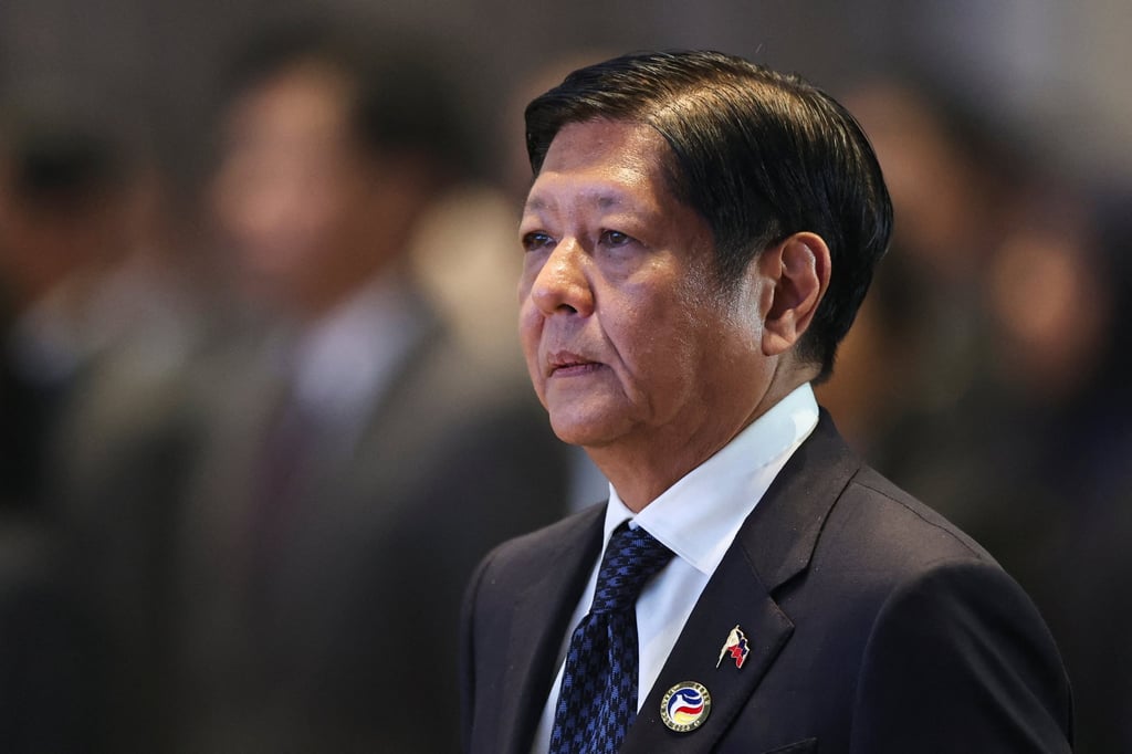 Philippines President Ferdinand Marcos Jnr at the Asean summit in Vientiane, Laos, on Friday. Photo: Reuters Philippines President Ferdinand Marcos Jnr at the Asean summit in Vientiane, Laos, on Friday. Photo: Reuters