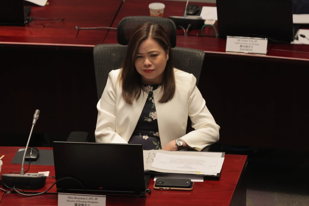 Director of Housing Rosanna Law said the government’s success in retrieving public rental flats could be attributed to a consensus in society. Photo: Jelly Tse Director of Housing Rosanna Law said the government’s success in retrieving public rental flats could be attributed to a consensus in society. Photo: Jelly Tse