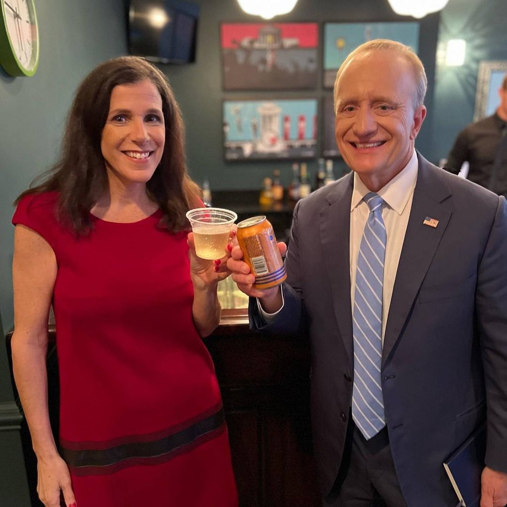 Alexandra Pelosi and former White House chief strategist Paul Begala in October 2023, on the set of the HBO talk show Real Time with Bill Maher. Photo: @realtimers/Instagram Alexandra Pelosi and former White House chief strategist Paul Begala in October 2023, on the set of the HBO talk show Real Time with Bill Maher. Photo: @realtimers/Instagram