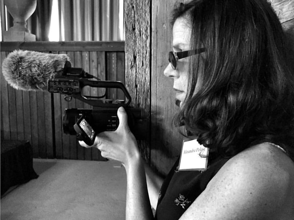 Alexandra Pelosi has made 16 documentary films to date. Photo: @claudinegossett/Instagram Alexandra Pelosi has made 16 documentary films to date. Photo: @claudinegossett/Instagram