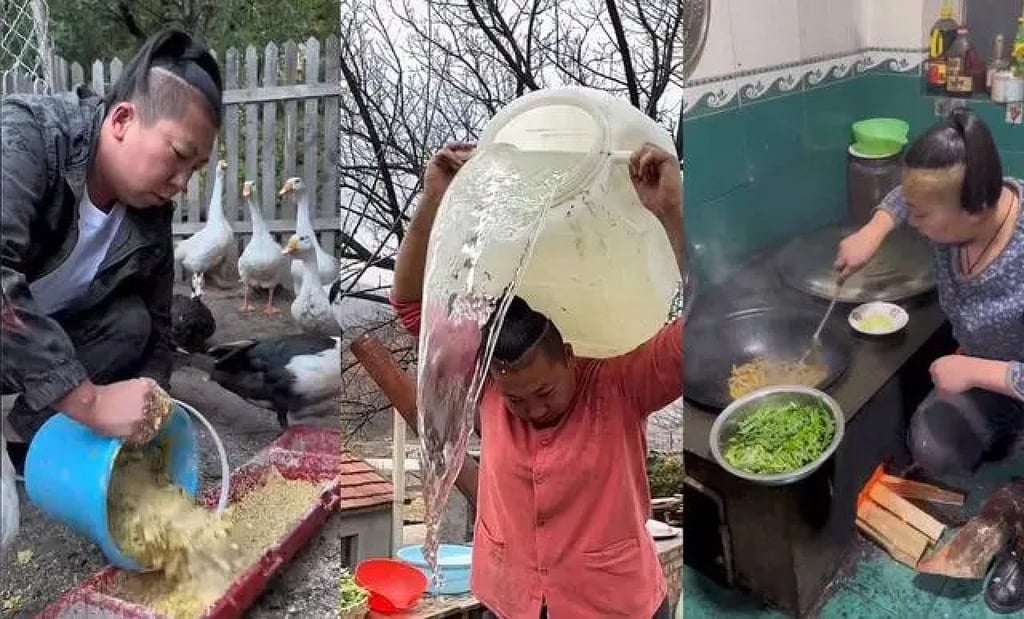 Sister Yu’s viral videos set in rural settings have sparked several controversies. Photo: Baidu Sister Yu’s viral videos set in rural settings have sparked several controversies. Photo: Baidu