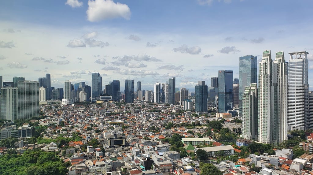 A bird’s-eye view of Jakarta, capital of Indonesia. Photo: Shutterstock A bird’s-eye view of Jakarta, capital of Indonesia. Photo: Shutterstock