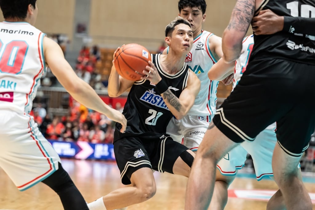 Eastern’s Marco Leung tries to find a way through in the defeat against Hiroshima Dragonflies. Photo: Handout Eastern’s Marco Leung tries to find a way through in the defeat against Hiroshima Dragonflies. Photo: Handout