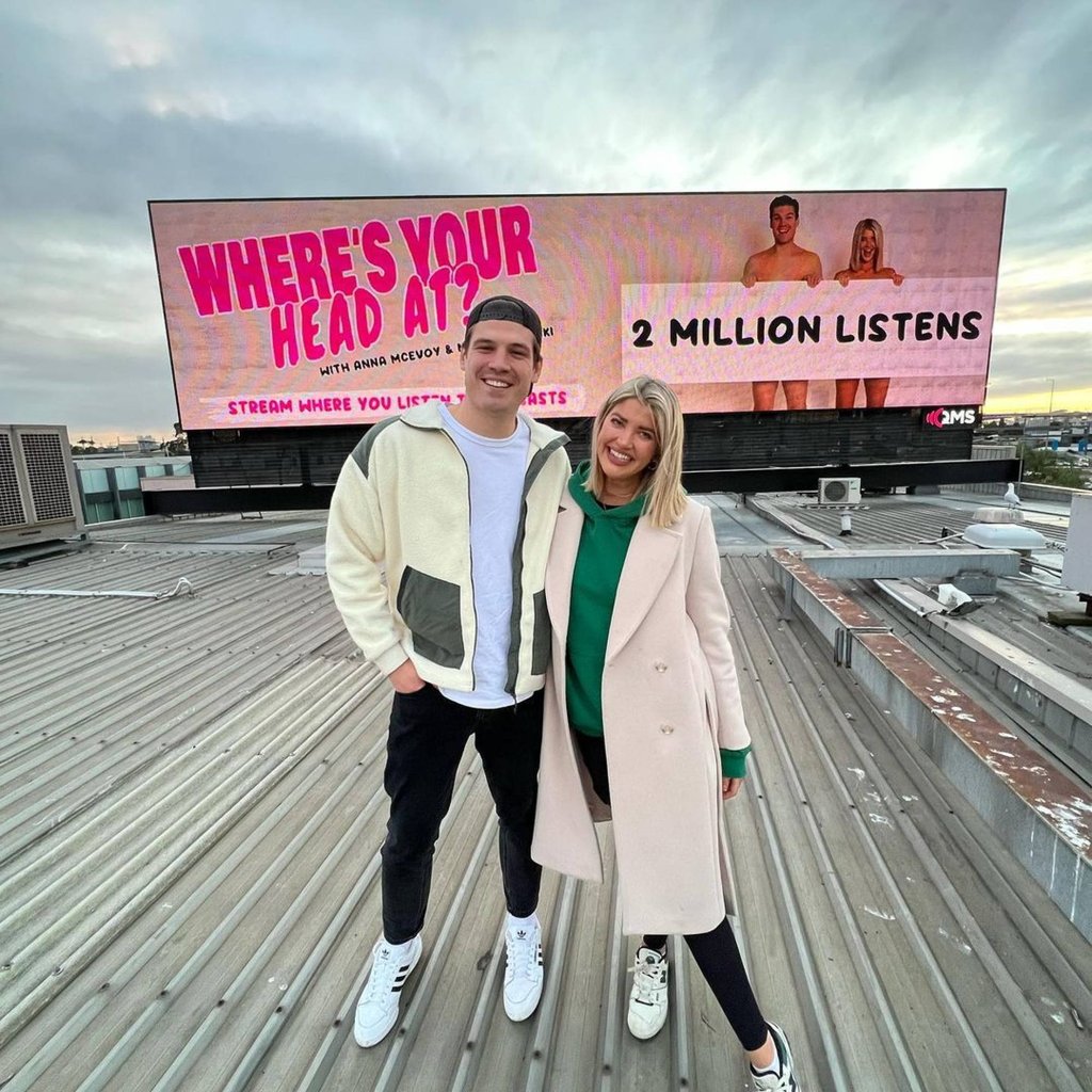 Matthew Zukowski and co-star Anna McEvoy have a podcast together. Photo: @mattzukowski/Instagram Matthew Zukowski and co-star Anna McEvoy have a podcast together. Photo: @mattzukowski/Instagram
