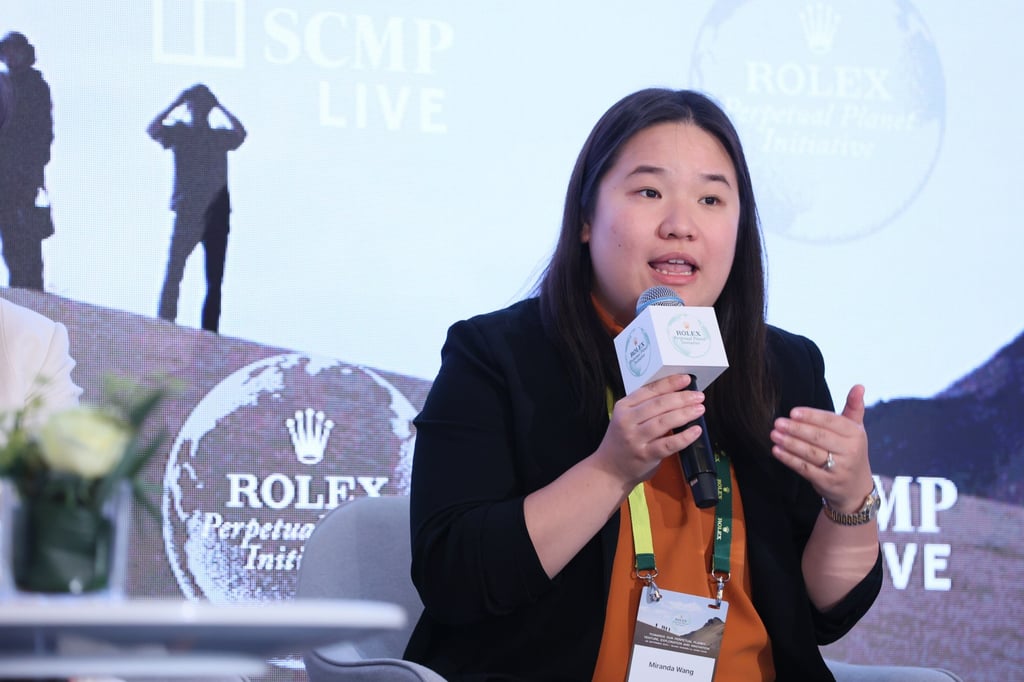 Miranda Wang, co-founder and CEO of the plastic recycling company Novoloop, said people need to make more informed choices that consider impacts on the planet.