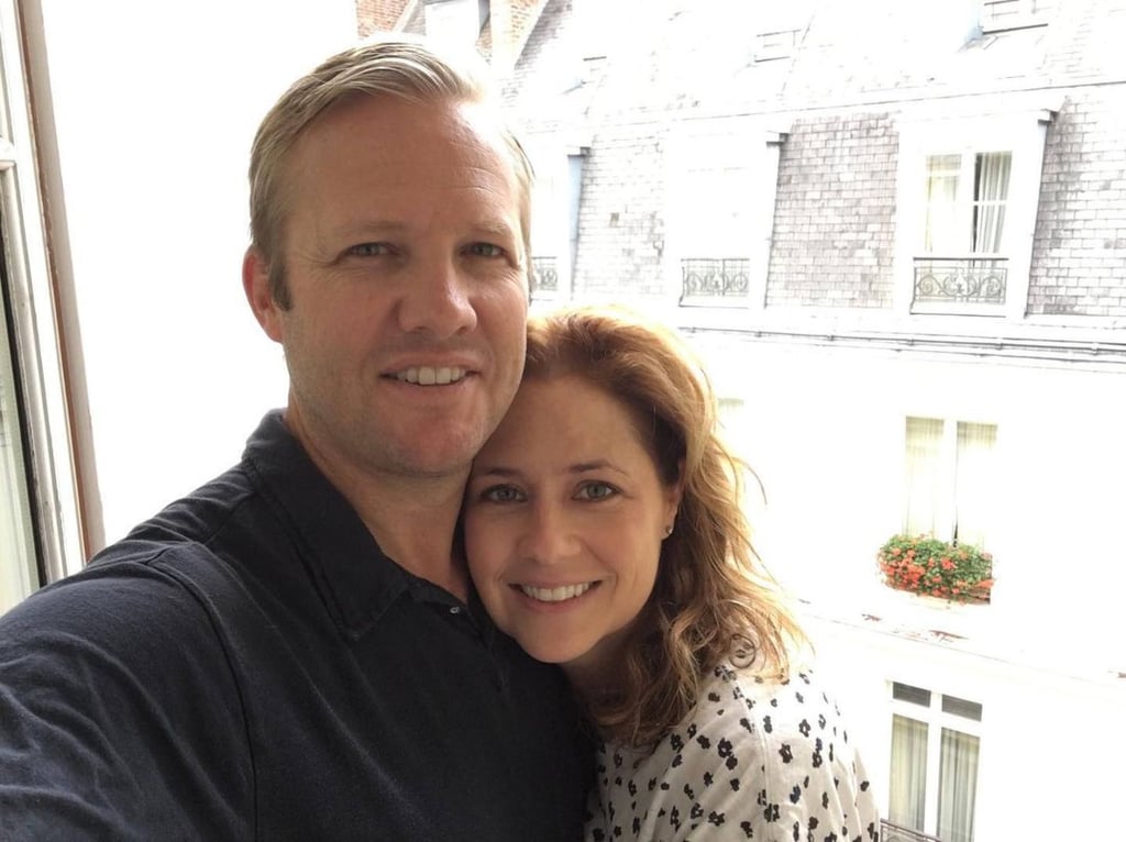 Jenna Fischer and her husband, Lee Kirk, in 2022. Photo: @msjennafischer/Instagram Jenna Fischer and her husband, Lee Kirk, in 2022. Photo: @msjennafischer/Instagram
