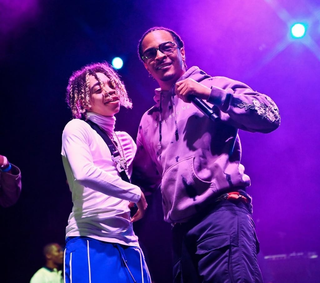 King Harris shared a photo of himself with his dad T.I. for Father’s Day 2023. Photo: @the_next_king10/Instagram