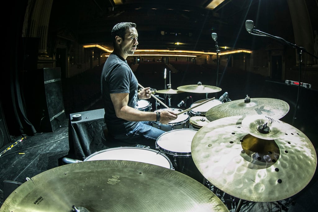 Antonio Sánchez on drums. Photo: Bógar Adame Antonio Sánchez on drums. Photo: Bógar Adame