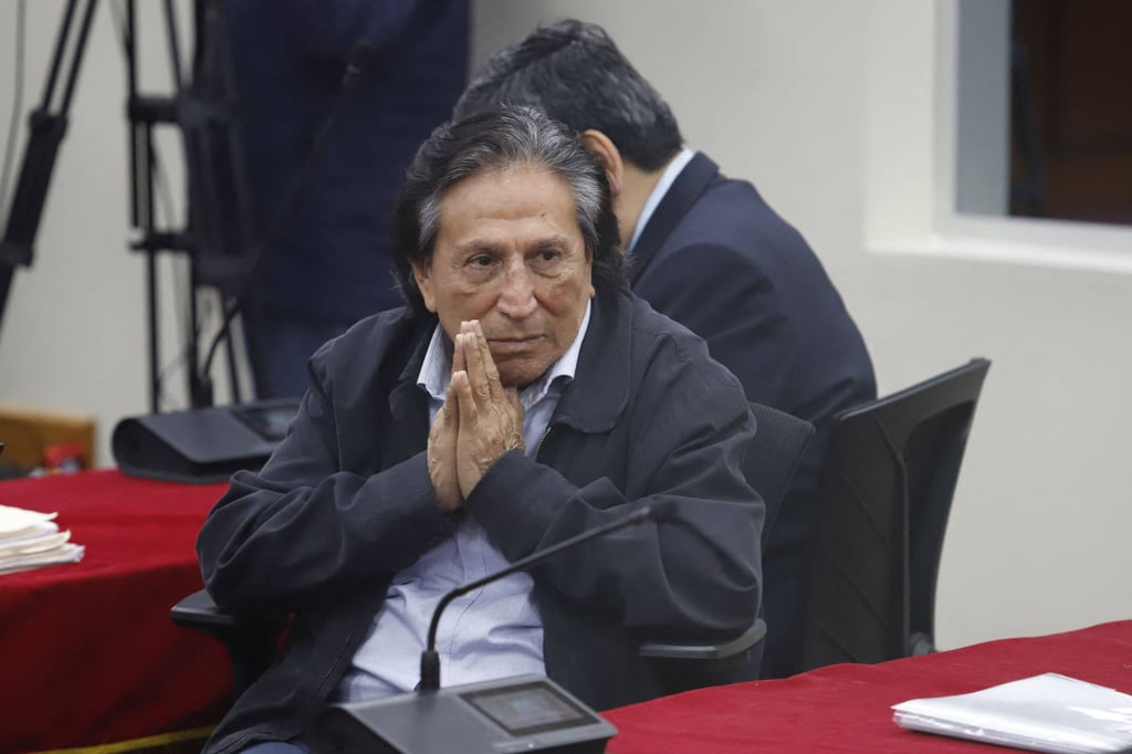 The court found that Alejandro Toledo had accepted bribes in exchange for tenders. Photo: AFP